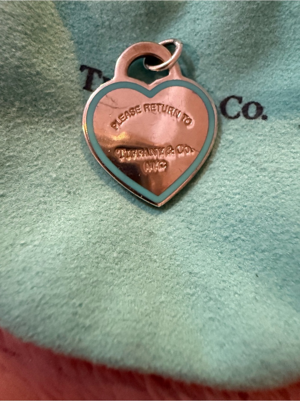 Tiffany & Co. Heart Tag Charm in Blue - Picture 4 of 6